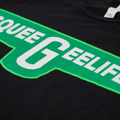 Squeegee Life Green Envy Design T-Shirt Flat View
