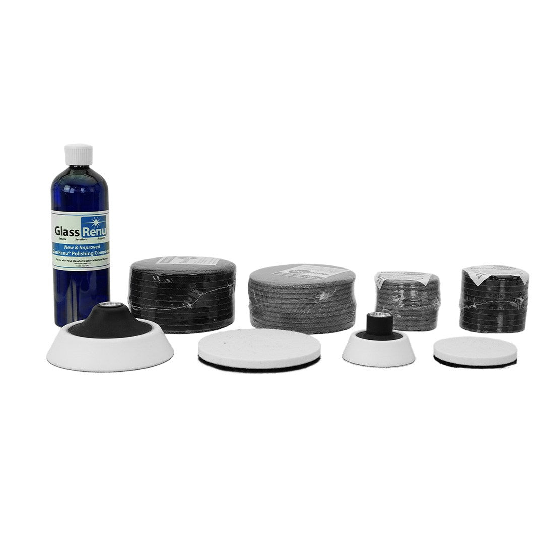 GlassRenu Professional Grade Scratch Removal System Full Kit View