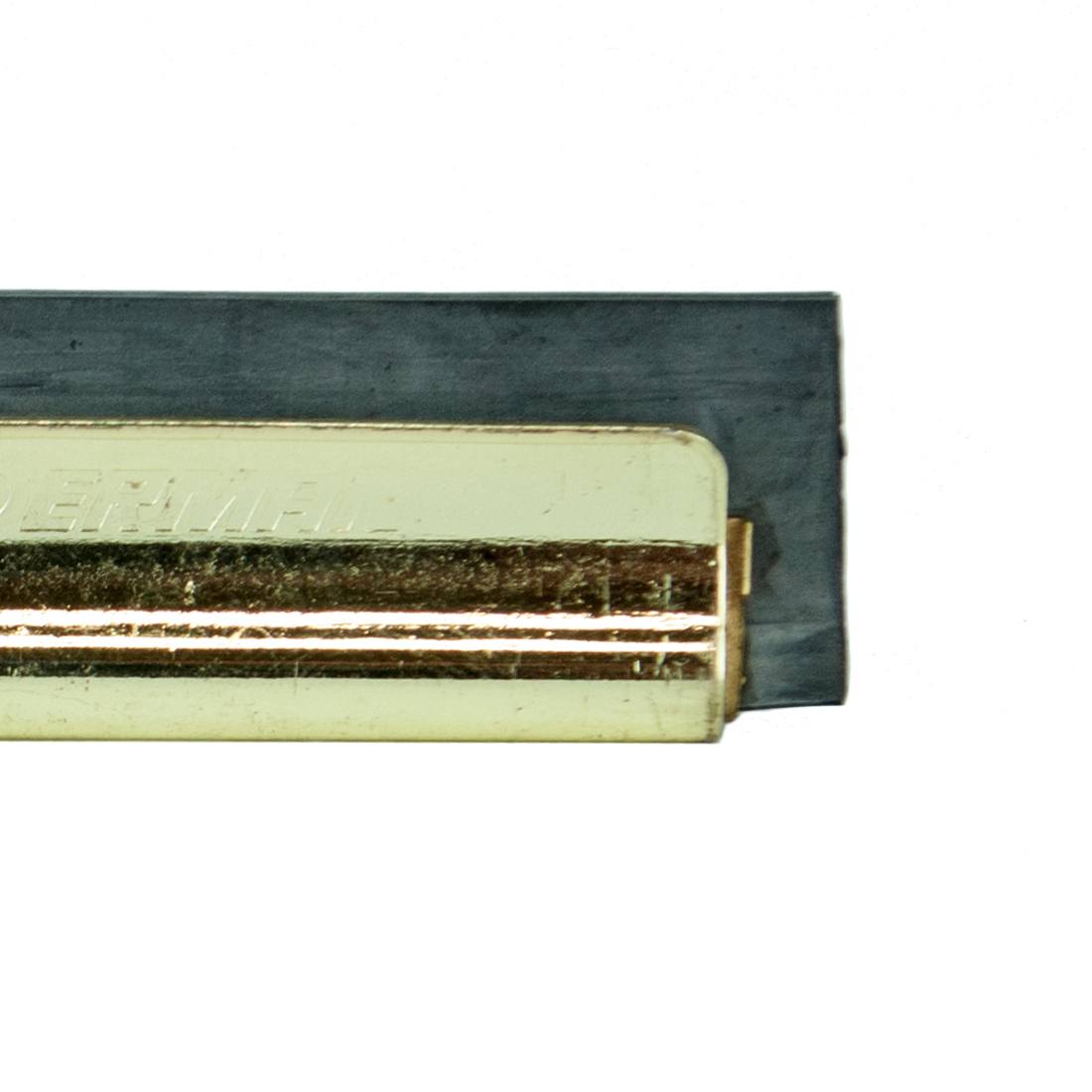 Moerman Brass Squeegee Channel End View