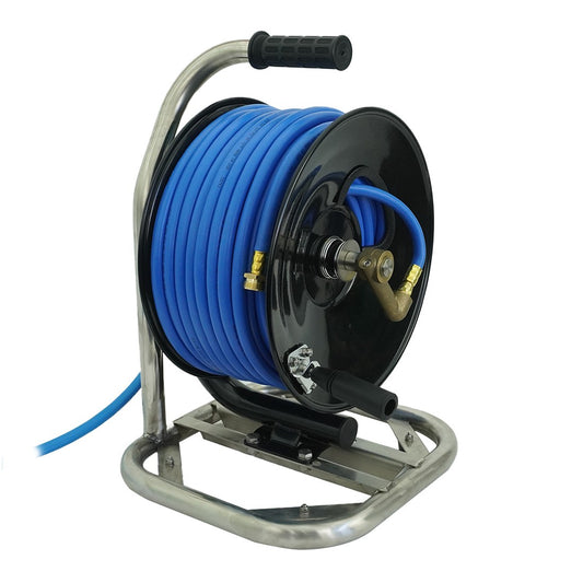 PWP Heavy Duty Portable Hose Reel - 150 Foot Main View
