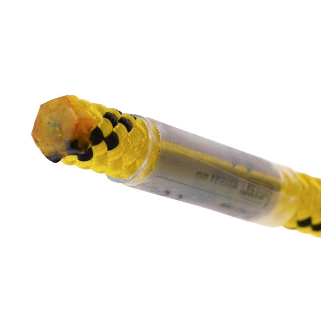 Petzl AXIS Rope Yellow - End View