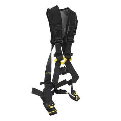 Petzl Newton Fast Harness Yellow/Black 1 - 3/4 View