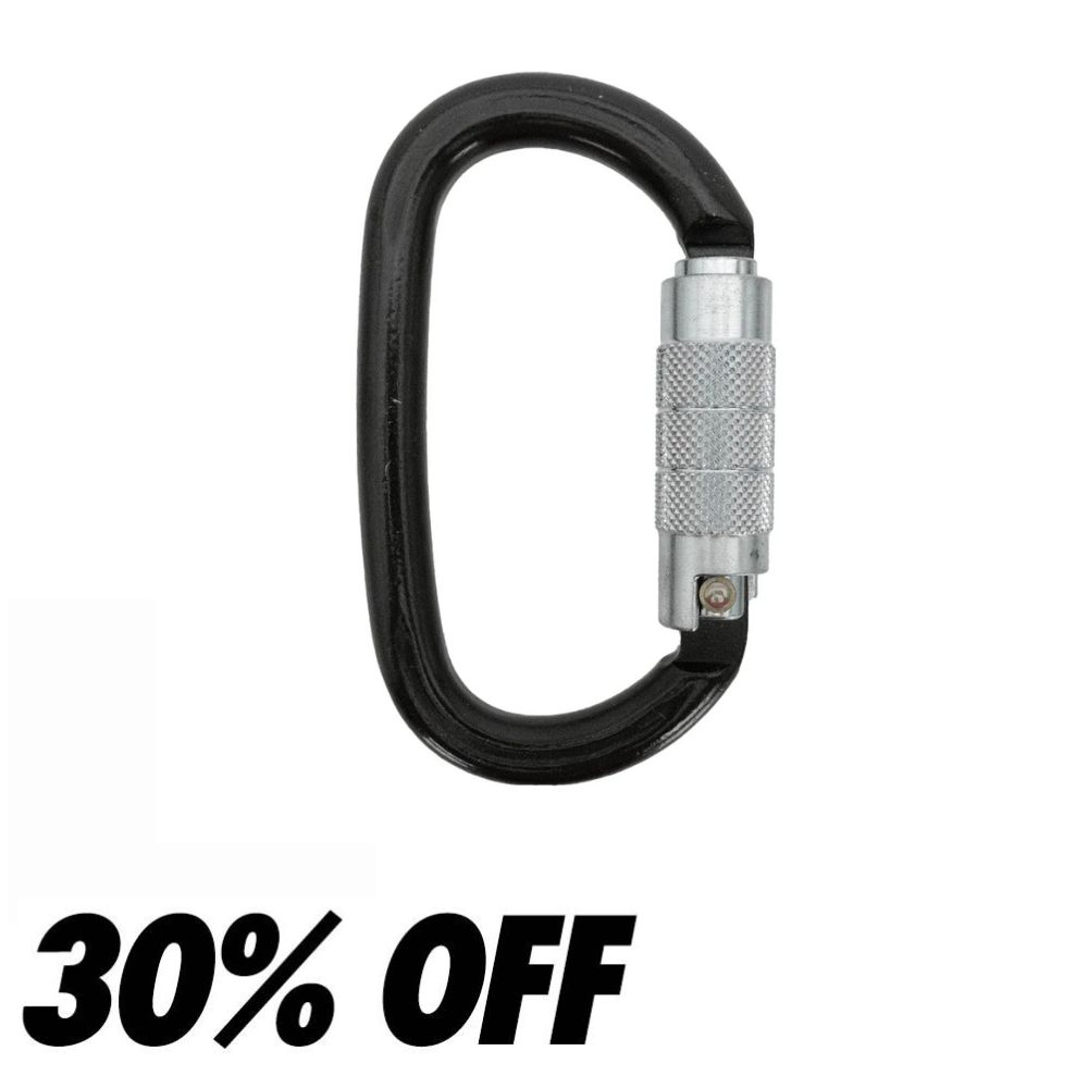 Liberty Mountain Steel Carabiner Twist Lock | OVALONE | WCR