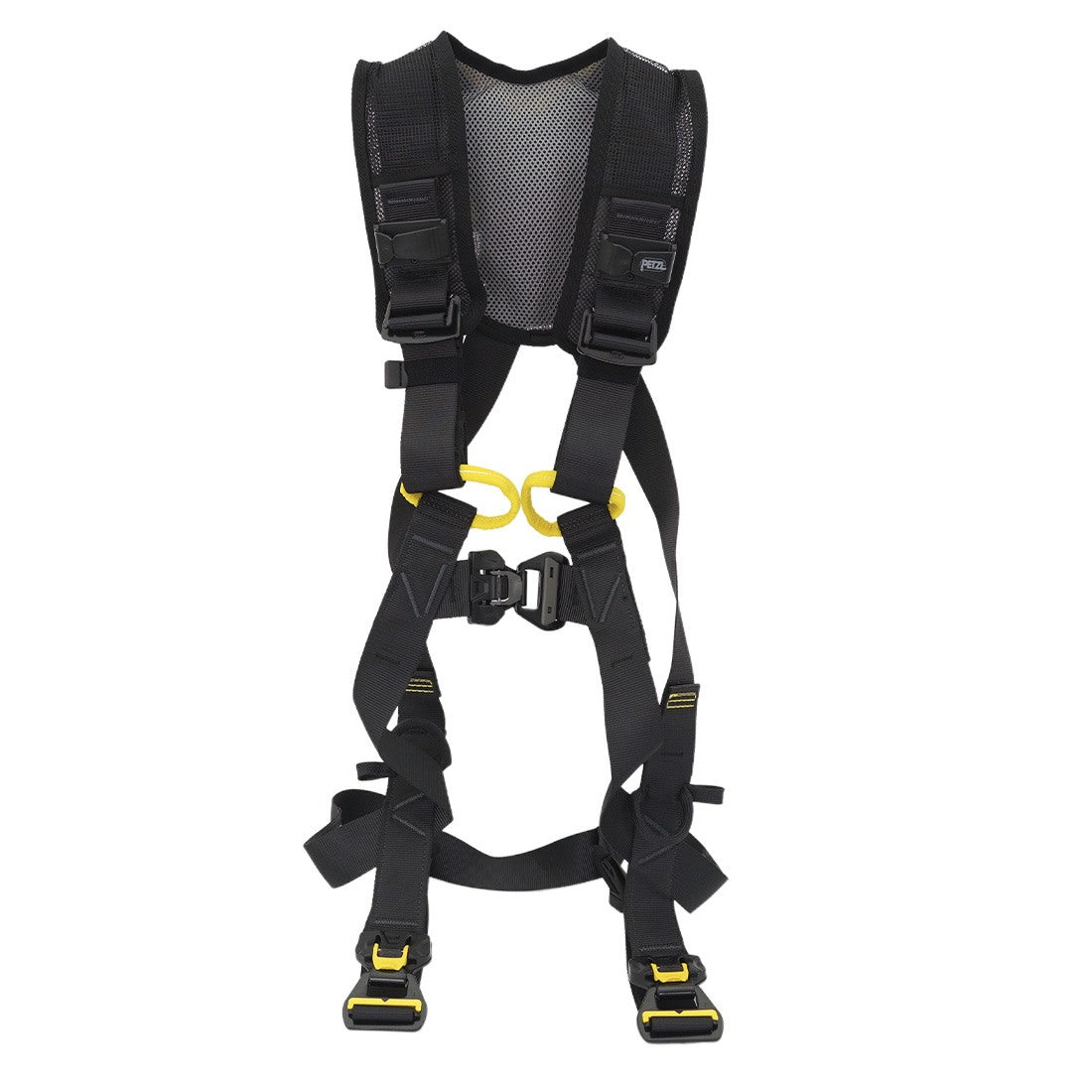 Petzl Newton Fast Harness Yellow/Black Size 2 - Front View