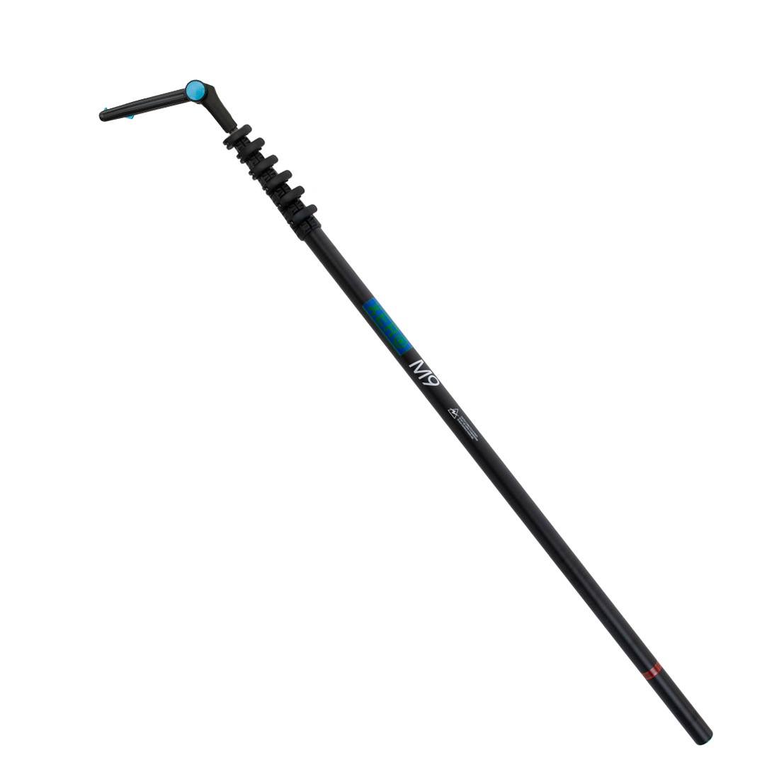 XERO Carbon Fiber Pole - Trad Pole 2.0 - Dr Angle Tip - Black - 21 Foot - M9 Pole - Full View