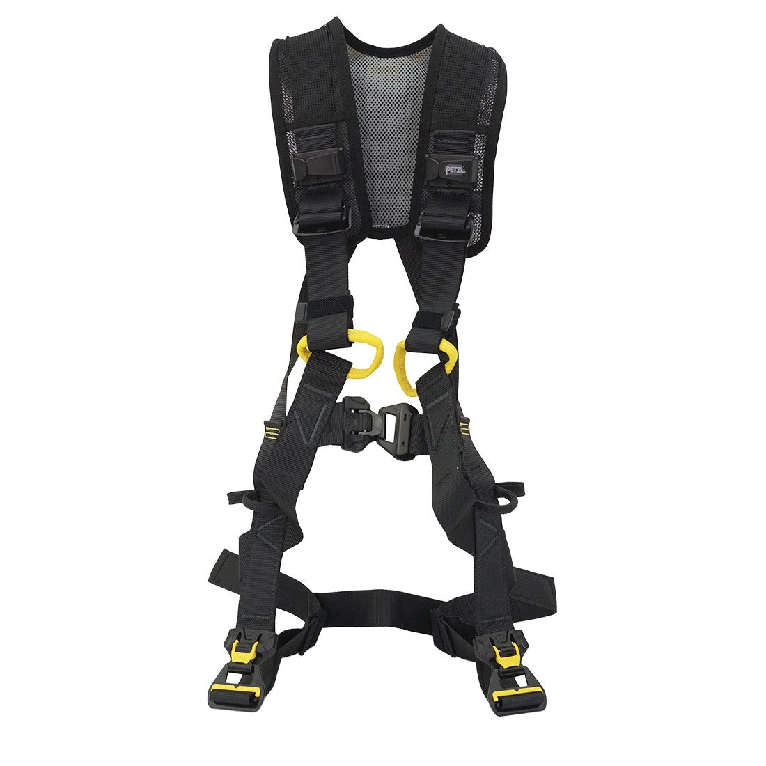 Petzl Newton Fast Harness Yellow/Black 1 - Front View