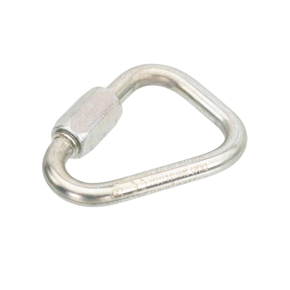 Petzl DELTA Connector Grey - 3/4 Facing Left View 