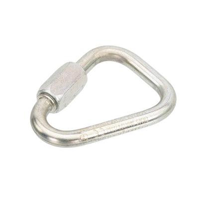 Petzl DELTA Connector Grey - 3/4 Facing Left View 