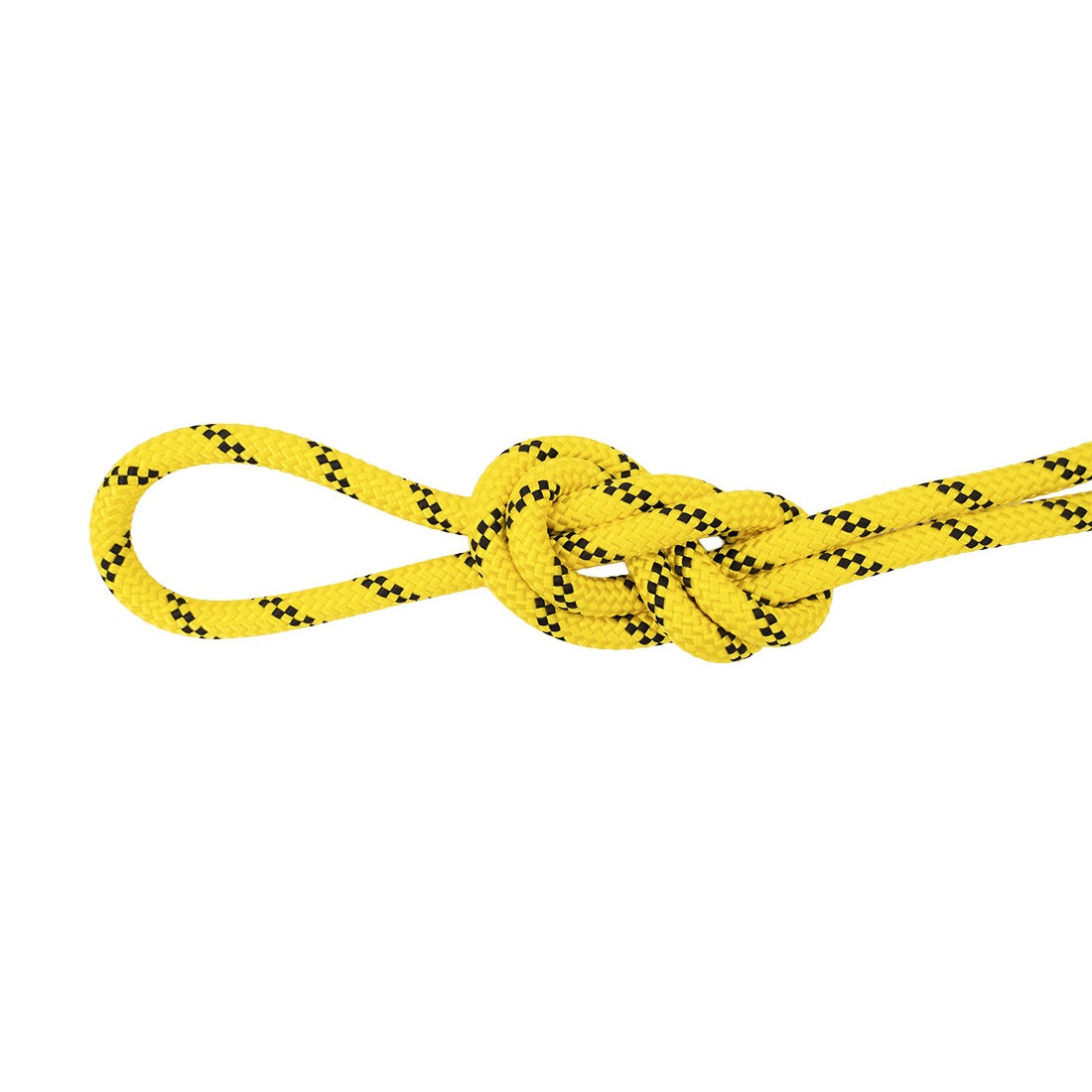 Petzl AXIS Rope Yellow - Tied View