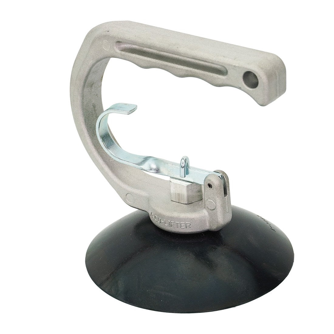 All Vac Heavy-Duty Single Cup Lifter - Stainless Steel - 4 Inch - 3/4 Facing Right View