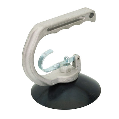 All Vac Heavy-Duty Single Cup Lifter - Stainless Steel - 4 Inch - 3/4 Facing Left View