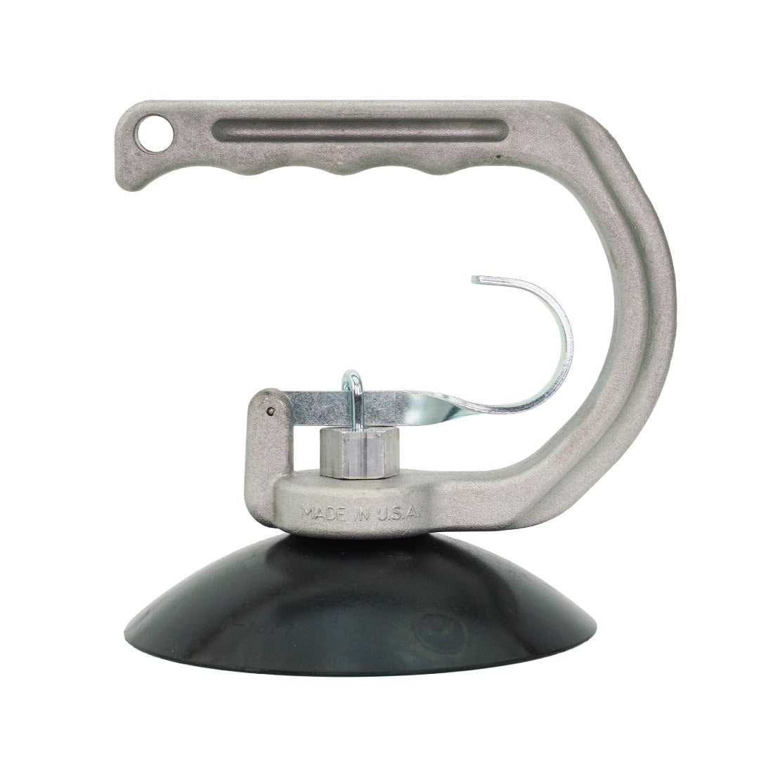 All Vac Heavy-Duty Single Cup Lifter - Stainless Steel - 4 Inch - Right Side View