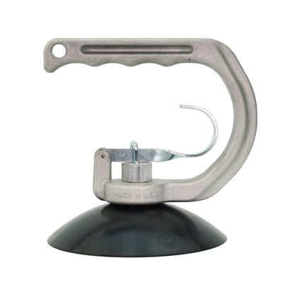 All Vac Heavy-Duty Single Cup Lifter - Stainless Steel - 4 Inch - Right Side View