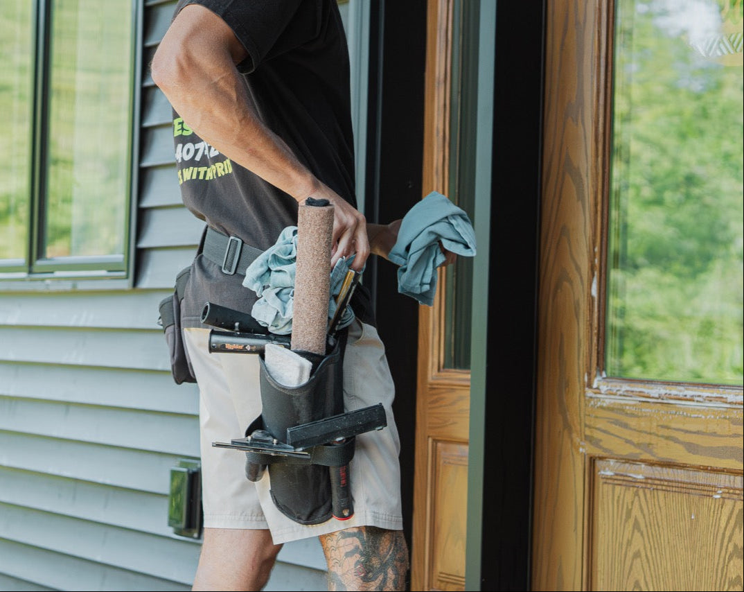 A Fully Loaded Bucket on a Belt Being Used