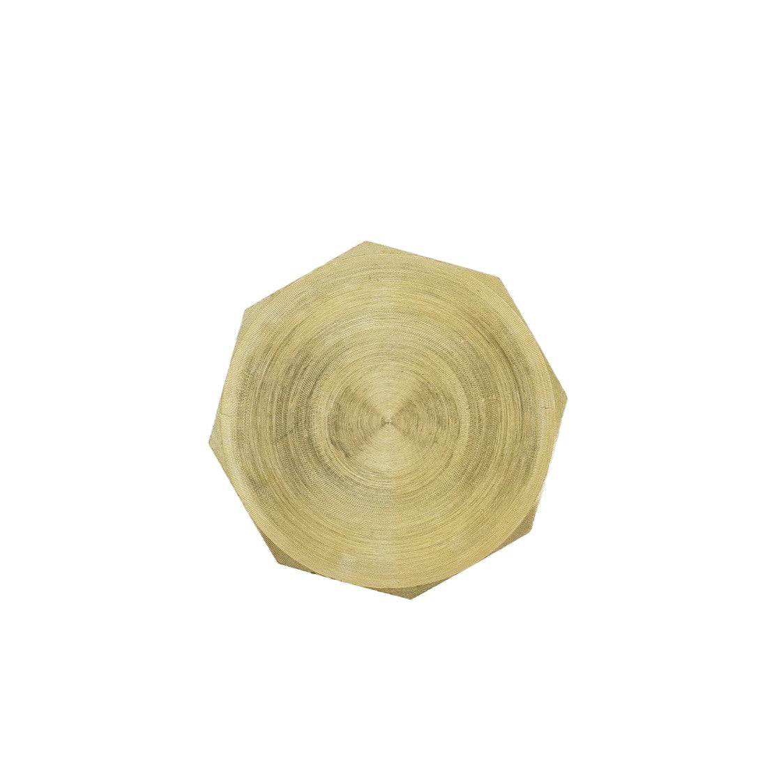 Brass Garden Hose Cap - Male Top View