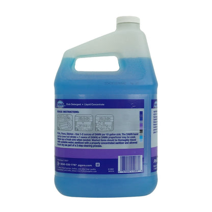 Dawn Dish Detergent Gallon Back View