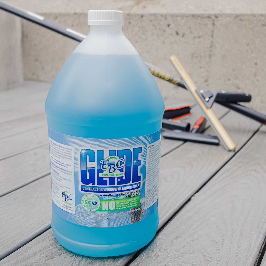 EBC Glide Window and Glass Cleaner Action View