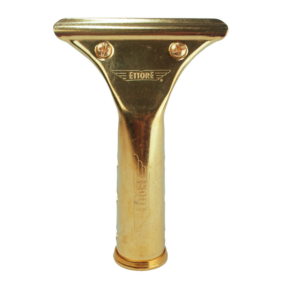 Ettore Master Brass Squeegee Handle Front View