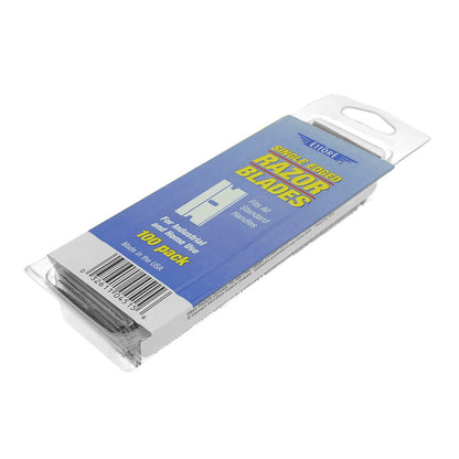 Ettore Replacement Carbon Blades - 1.5 Inch Pack Flat View