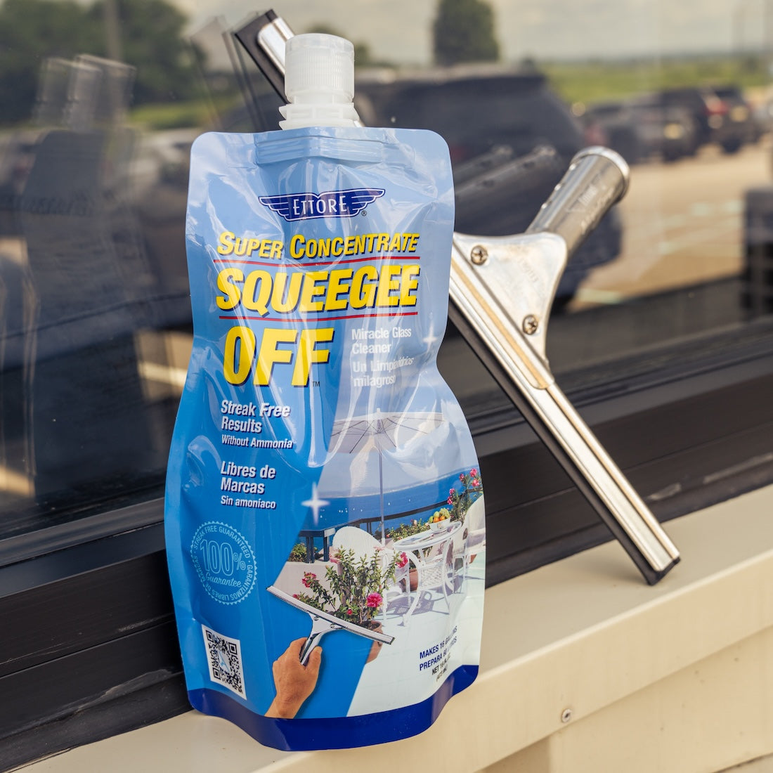 Ettore Squeegee Off Soap with Squeegee