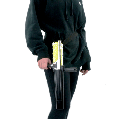 Pulling Complete Squeegee out of the Ettore SideKick Holster with Detachable Clip