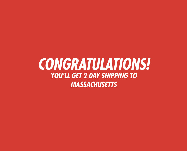 Congratulations Massachusetts Residents! You'll get 2 day shipping on your Window Cleaning Supplies.