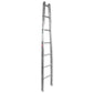 Metallic Ladder Aluminum Open Top Section - 7 Foot Angle View