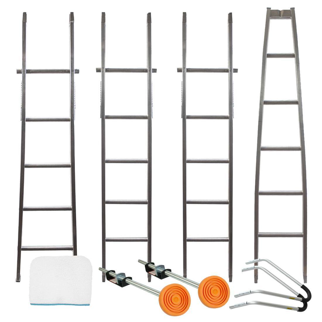 Metallic Ladder Loaded Kits - 21 Foot Vee Groove Product View