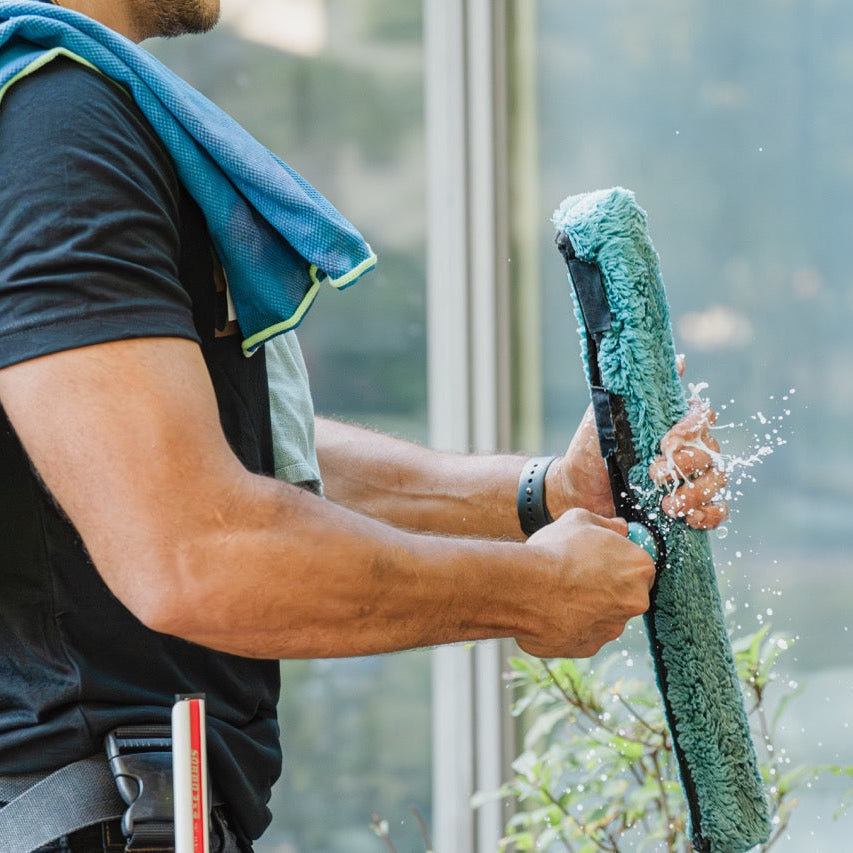 Moerman Microfiber Sleeve Soaped Up and Ready to Use