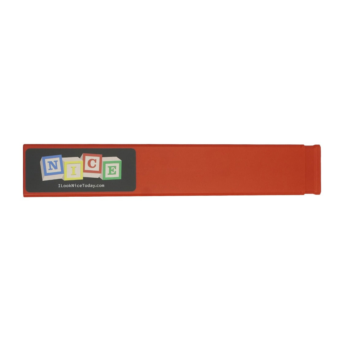 NICE Squeegee Rubber Container - Red Horizontal View