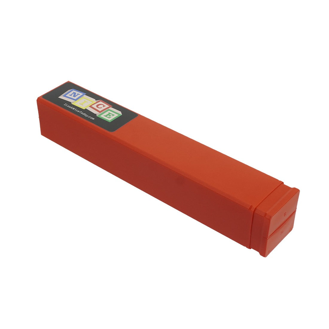 NICE Squeegee Rubber Container - Red Angle View