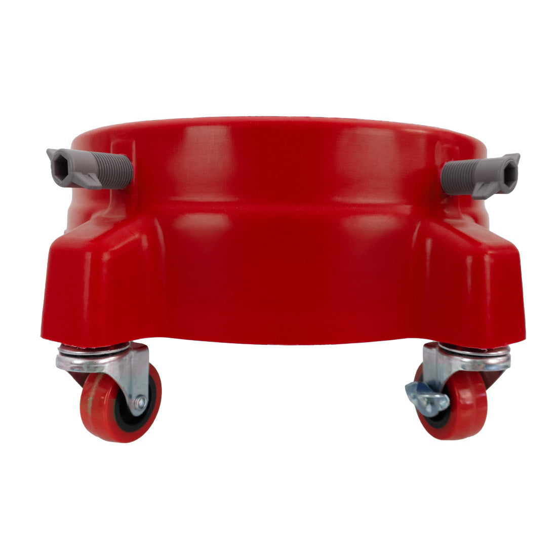 NICE Bucket Dolly with Casters Red View