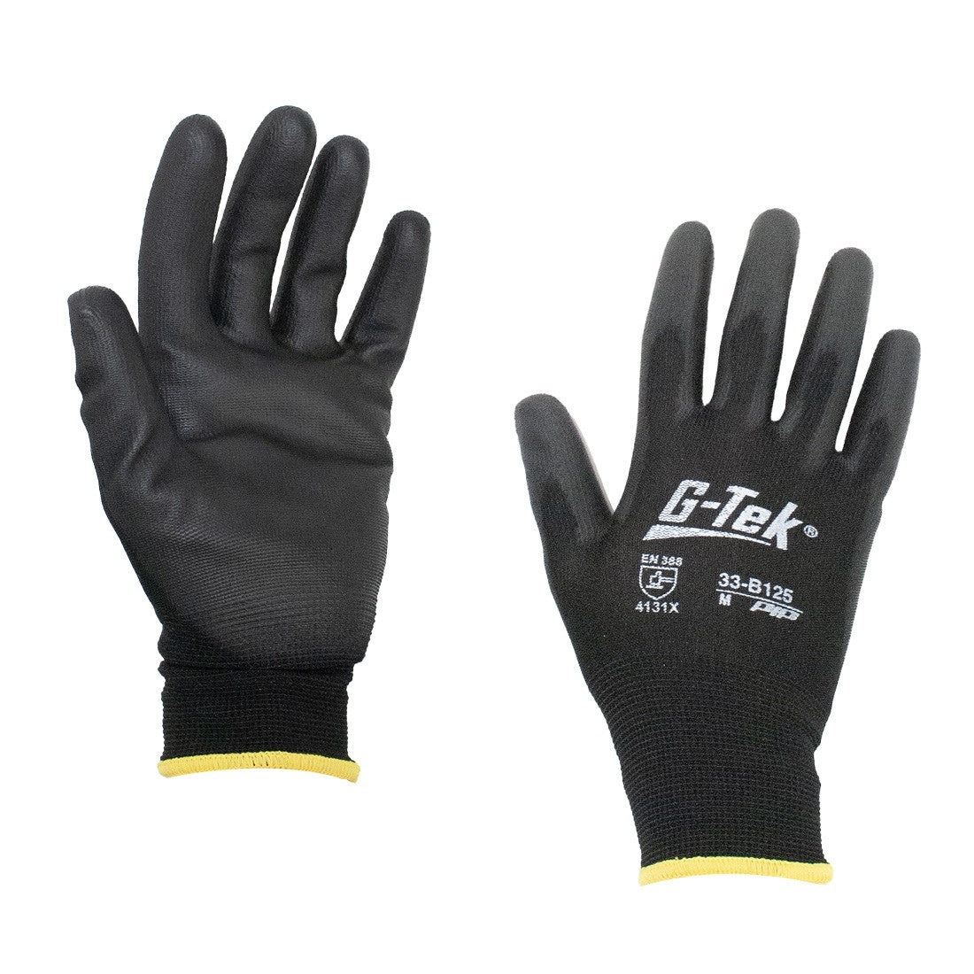 Guanti Da Lavoro Nylon PU Nitras Guanti Da Lavoro In Nylon 6215, Misura 9, Rivestimento In Poliuretano, Nero, 12 Paia Guanti Neri Guanti Da Lavoro Nylon PU Nitras Guanti Da Lavoro In Nylon 6215, Misura 9, Rivestimento In Poliuretano, Nero, 12 Paia Guanti Neri