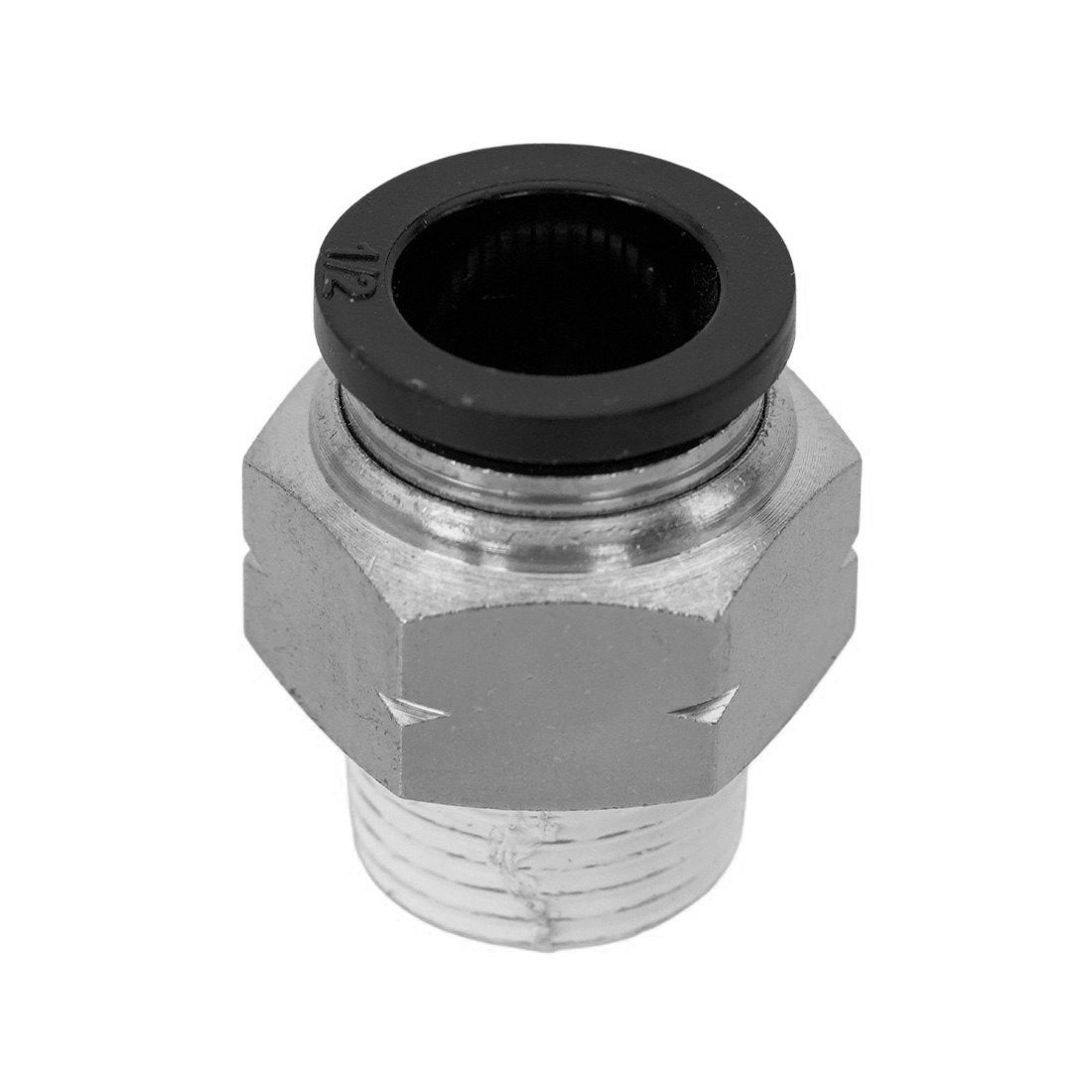 PWP Push-to-Connect - 1/2 x 3/8 MPT Angle View