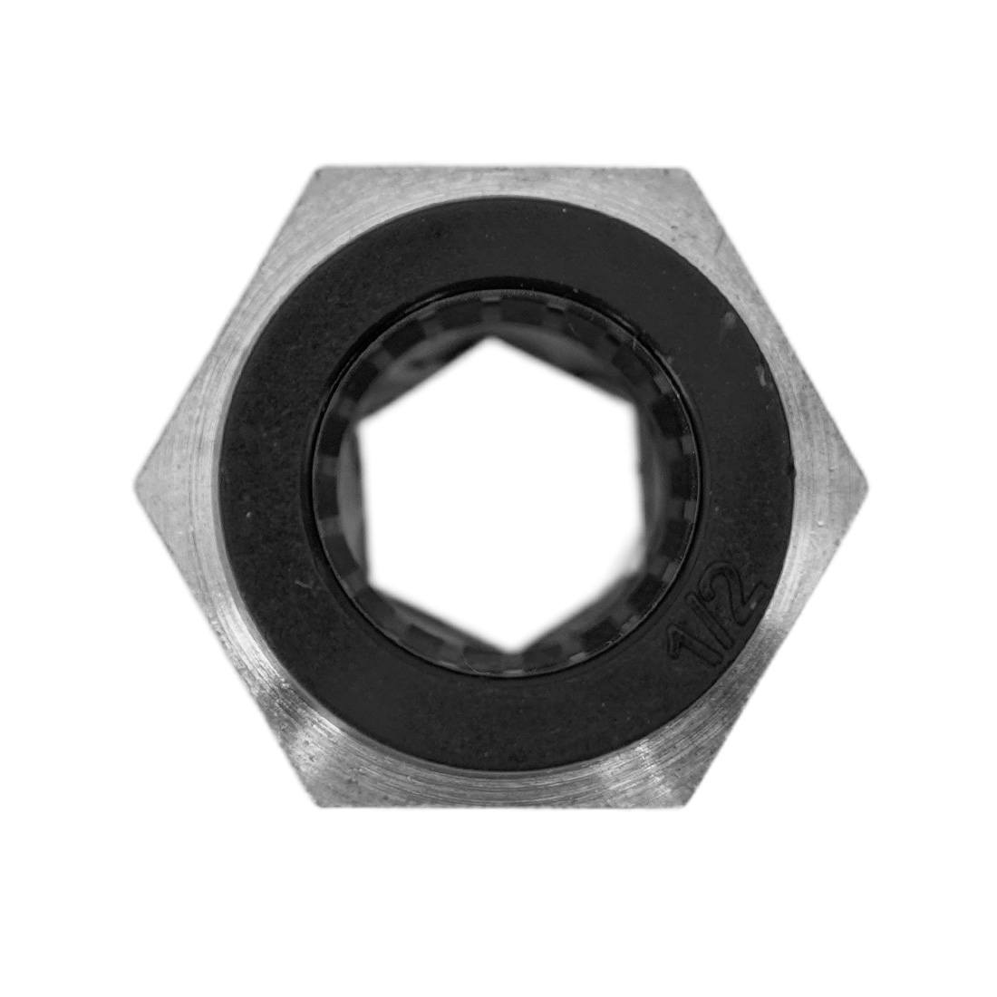 PWP Push-to-Connect - 1/2 x 3/8 MPT Top View
