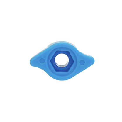 PWP V4 Clamp Nut - Blue - Top View
