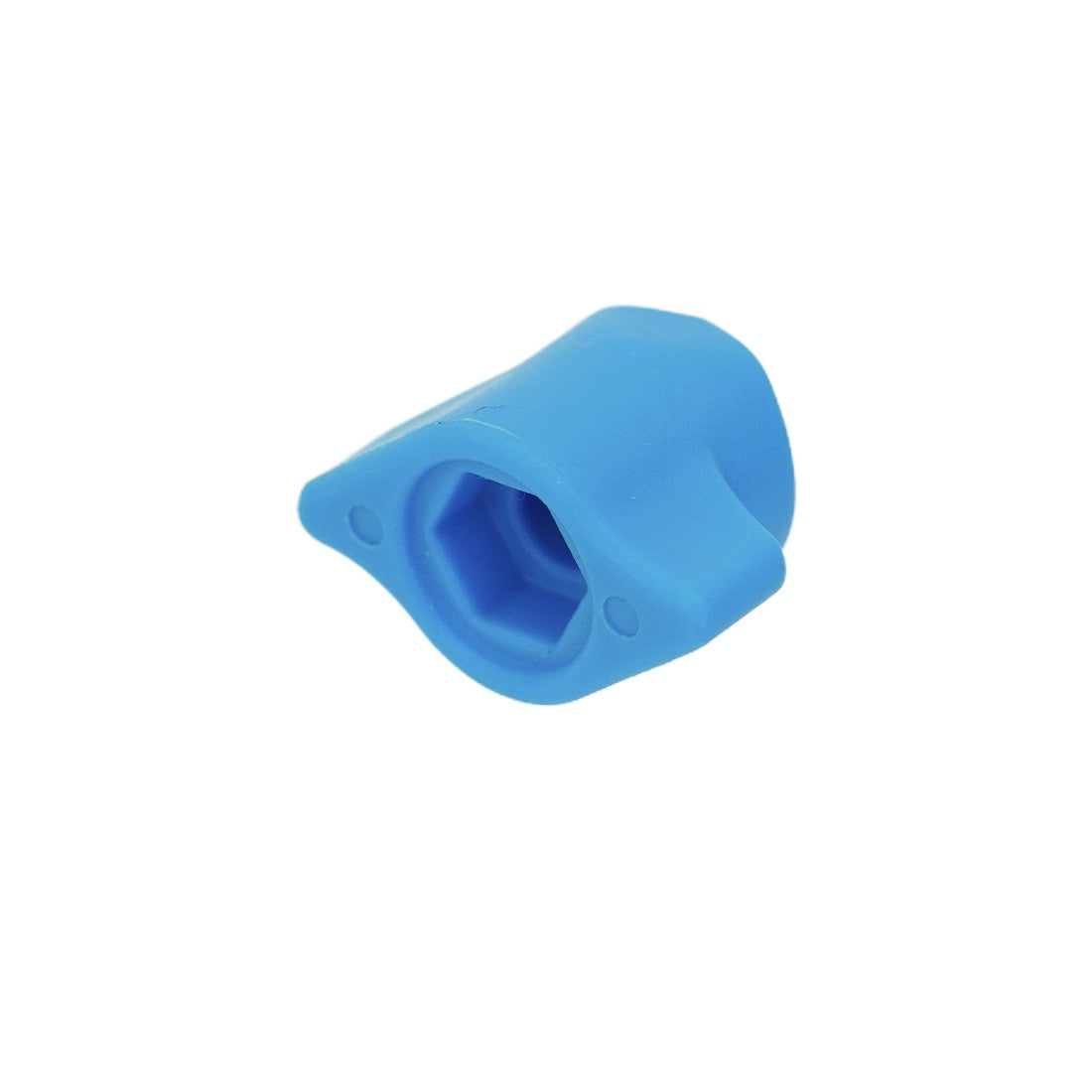 PWP V4 Clamp Nut - Blue - 3/4 Facing Left View