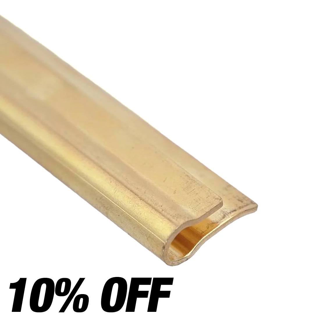 Maykker Brass Squeegee Channel Sale View