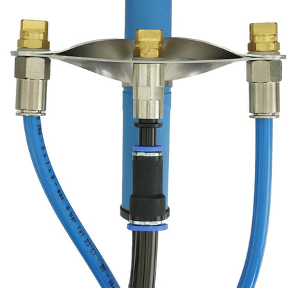 QLEEN Classic Solar Brush Top Fittings View