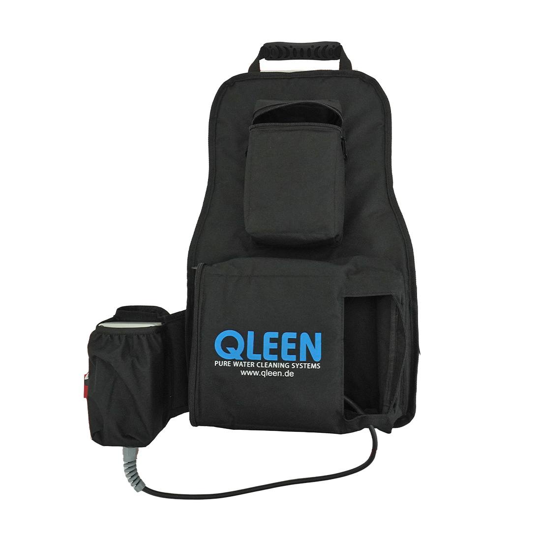 QLEEN Backpack with Adapter Front View