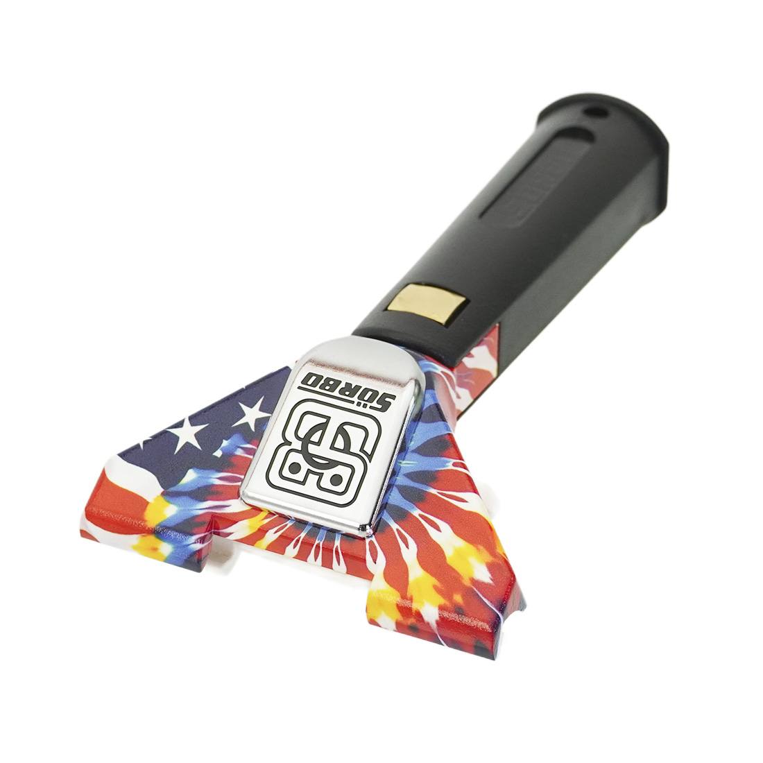 Sörbo Tie-Dye Squeegee Handle Right Angle View
