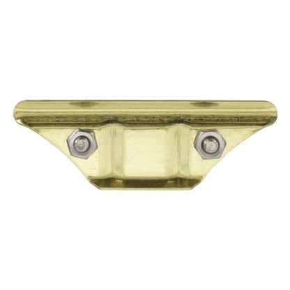 Sorbo Replacement Lower Jaw & Screw Set WB Brass Back View