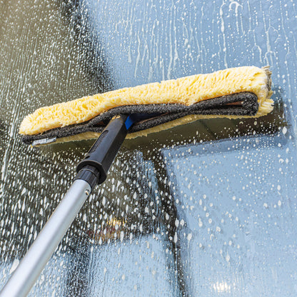 Sorbo Yellow Jacekt Sleeve on Glass View