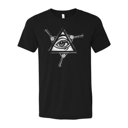 Squeegee Life Sacred Eye Design T-Shirt Main View