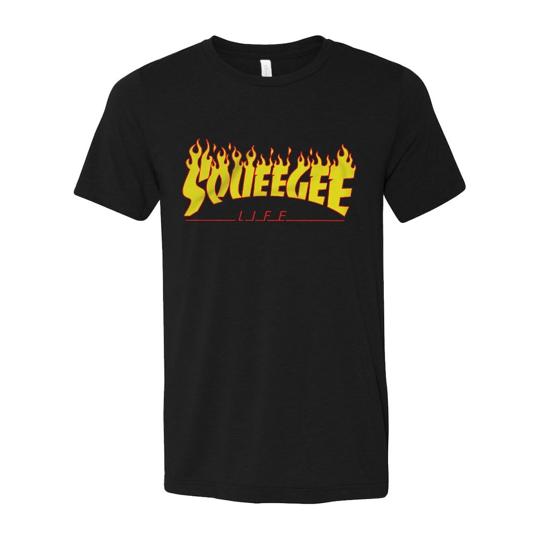 Squeegee Life Glass Thrasher Design T-Shirt Main View