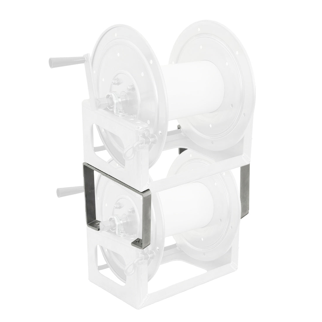 Summit SMA Series Hose Reel Stacking Kit - Silver Gray View