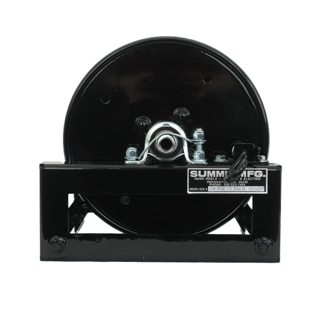 Summit MR Series - Mini Steel Hose Reel 1/2 Inch Inlet Side View