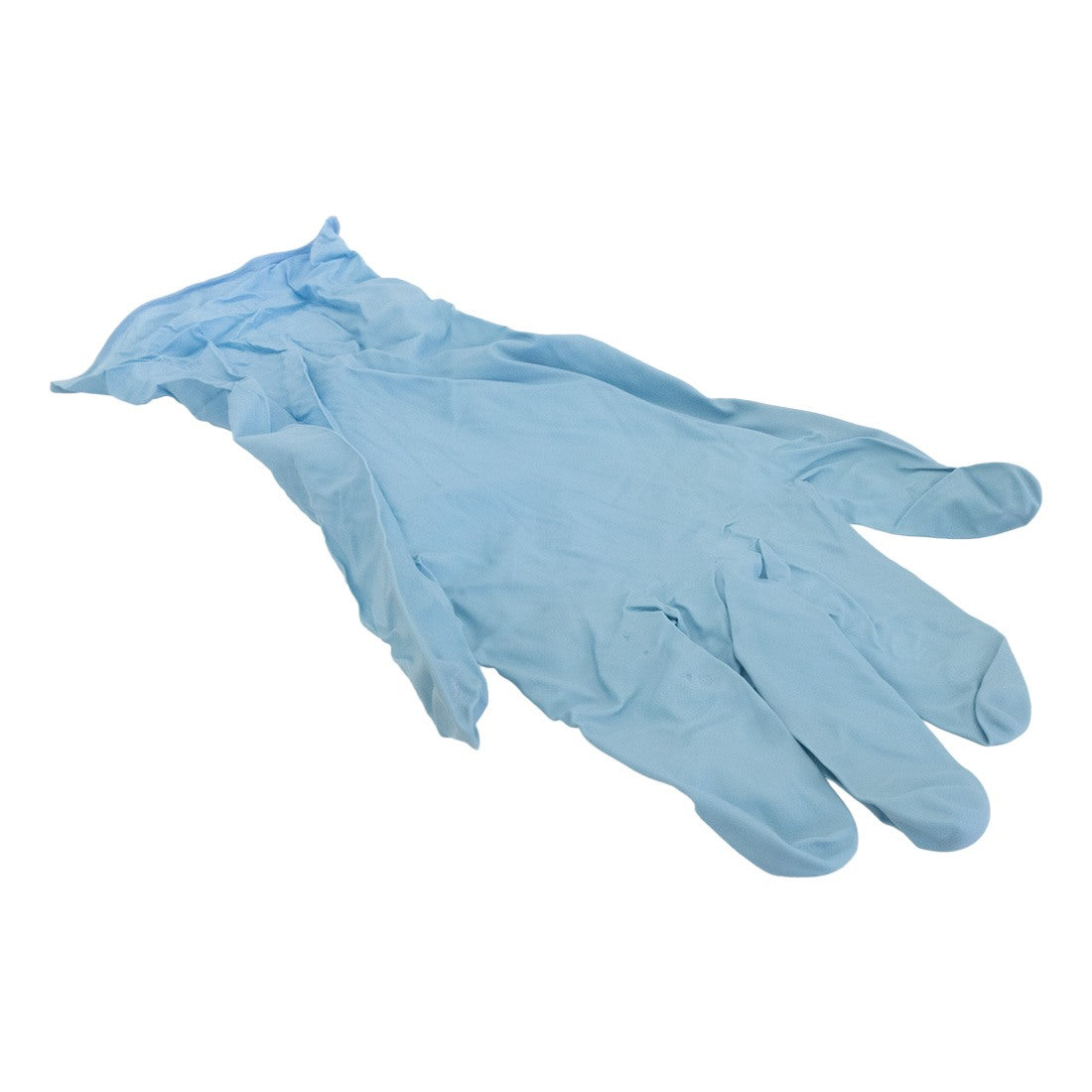 Tronex 9662 Light Blue Extra-Thick Nitrile Exam Glove - XL Flat View