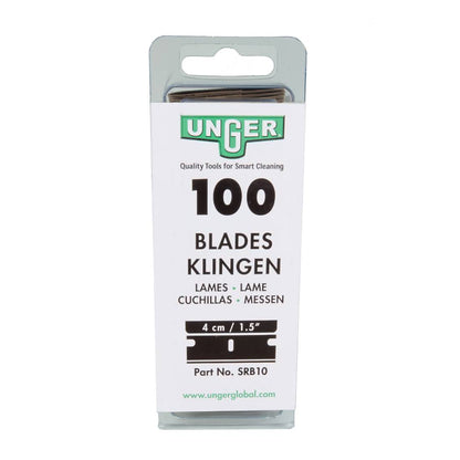 Unger Single Edge Replacement Blades - 1.5 Inch Front View
