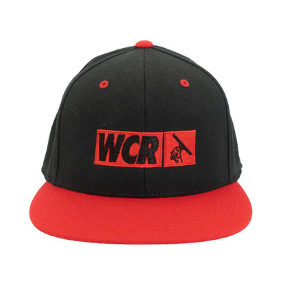 WCR Blackout Hat Front Angle View